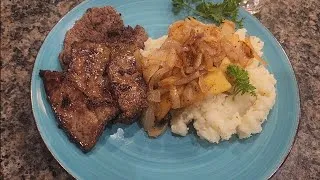 Thumbnail: "Heaven & Earth " an very old World German dish , with Calf's liver...