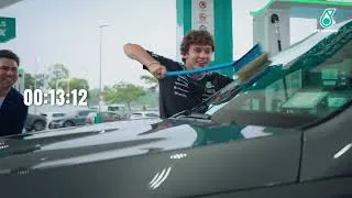 Thumbnail: YOU'LL NEVER BELIEVE WHAT WE MADE GEORGE RUSSELL AND KIMI ANTONELLI DO AT A PETROL STATION