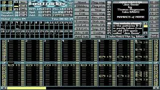 Thumbnail: Zarathustra zarathus Jinn Gennie C64 1984 Thomas Mogensen DRAX Maniacs of Noise AMIGA PC MUSIC MODUL