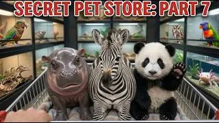 Thumbnail: The VIRAL Secret Pet Store: PART 7 🛒😱 (Zebra, MOO Deng, Panda) Compilation