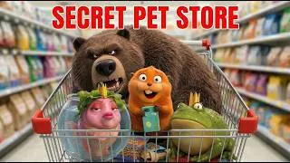 Thumbnail: The VIRAL Secret Pet Store 🛒😱 HOPPERS Edition (Baby Mabel, King George & Titus!)