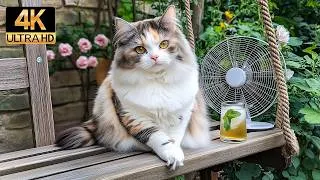 Thumbnail: Over 12 Hours of Relaxing Cat Music 💤Soft Piano Sounds to Calm Anxious Cats & Promote Peaceful Sleep