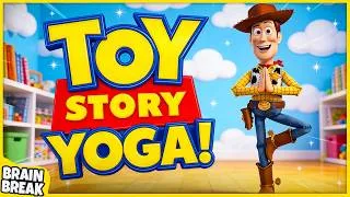 Thumbnail: Toy Story 5 Yoga | Fun Yoga For Kids | Yoga Brain Break | Cosmic Kids Yoga | Toy Story Kids Yoga