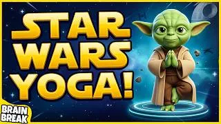 Thumbnail: Star Wars Yoga For Kids | Star Wars Brain Break | Mindfulness For Kids | Cosmic Kids Yoga Workout