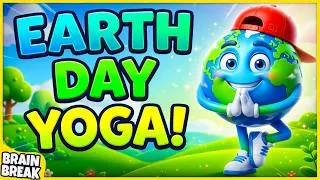 Thumbnail: Earth Day Yoga For Kids | Earth Day Brain Break | Mindfulness For Kids | Cosmic Kids Yoga Workout