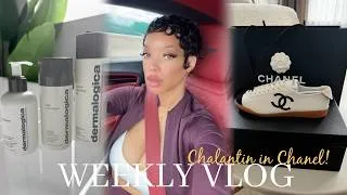 Thumbnail: WEEKLY VLOG | Gymshark For the Win, Chanel Haul, Curling my Pixie & Best PR Ever!