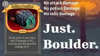 Thumbnail: Can I beat A10 with ONLY Rolling Boulder Damage?