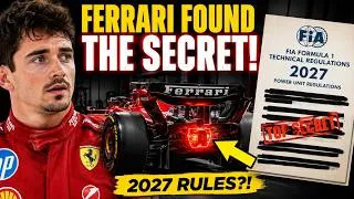 Thumbnail: 🚨 F1 2027 RULES LEAKED! Ferrari’s Secret Advantag