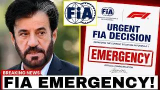 Thumbnail: 🚨 FIA Takes Urgent Action as Formula 1 Crisis Reaches Breaking Point!