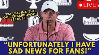 Thumbnail: 🚨 PGA TOUR BOMBSHELL! SAD NEWS ABOUT RORY McILROY AT THE TOUR CHAMPIONSHIP — FANS ARE HEARTBROKEN!