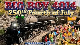 Thumbnail: EPIC Big Boy 4014 Celebrates America’s 250th Birthday at Horseshoe Curve!!