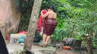 Thumbnail: Village Wife Morning Bath Routine | Indian Village Lifestyle Vlog | Simple Morning Life