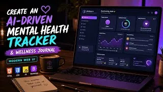 Thumbnail: Build an AI-Driven Mental Health Tracker & Wellness Journal | Modern Web UI