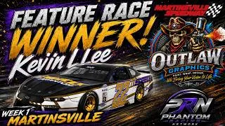Thumbnail: 🏁 KEVIN LEE WINS AT MARTINSVILLE! | Outlaw Graphics Super Late Models – Week 1