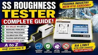 Thumbnail: What is Ra Value?| SS Roughness Tester Full Explained | Acceptable Ra Value कितनी होनी चाहिए? #viral