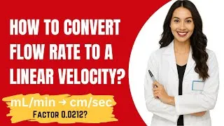 Thumbnail: Convert Flow to Linear Velocity Correctly