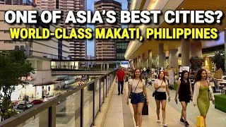 Thumbnail: MAKATI CITY, PHILIPPINES LOOKS AMAZING at NIGHT?! 🇵🇭 Manila’s Gold Standard for Luxury and Greenery