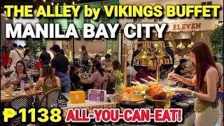 Thumbnail: Philippines Buffet Food Tour in MANILA BAY CITY - THE ALLEY by VIKINGS Restaurant! ₱1138 Dinner 2026