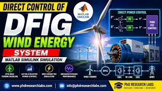 Thumbnail: Direct Control of DFIG Wind Energy System Using MATLAB Simulink | Wind Energy Research Simulation