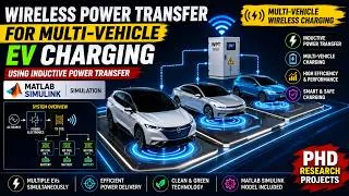 Thumbnail: Wireless Power Transfer (WPT) for Multi-Vehicle EV Charging – MATLAB Simulink Simulation
