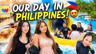 Thumbnail: OUR DAY IN THE PHILIPPINES! 🇵🇭 WalterMart, FOOD COURT, KARAOKE & Aqua Planet! 😍