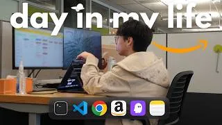Thumbnail: Day in the Life as an Amazon Software Engineer | Switching Teams, Moving to New York
