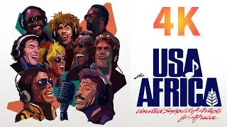 Thumbnail: We Are the World (4K) - Singers Names & Lyrics - USA for Africa