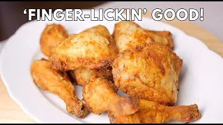 Thumbnail: NO EGG, NO BATTER! Easy fried chicken at home! Crispy and crunchy!