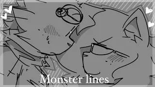 Thumbnail: Monster Lines - A Petey x Fia animatic (Dogman OC x Canon)