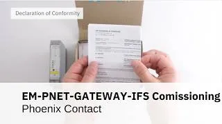 Thumbnail: EM-PNET-GATEWAY-IFS Comissioning: Connecting a gateway with a hybrid motor starter