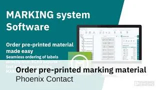 Thumbnail: MARKING system Software: Order pre-printed marking materials via the MARKING Configurator