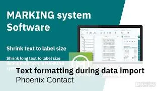 Thumbnail: MARKING system Software: Optimize long texts on small labels