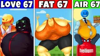 Thumbnail: Verity & Falsity & That Thatmob | air 67 VS burger 67 vs love 67 | Pixel Art Minecraft 