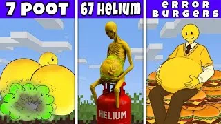 Thumbnail: Verity from Minecraft but | 7 poot VS 67 Helium VS error burgers | Amazing Pixel Art Minecraft 