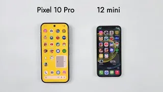 Thumbnail: Pixel 10 Pro vs iPhone 12 mini - Speed Test