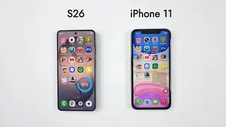 Thumbnail: Samsung S26 vs iPhone 11 - SPEED TEST!