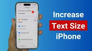 Thumbnail: How to Increase Text Size on iPhone