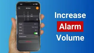 Thumbnail: How to Increase Alarm Volume on iPhone