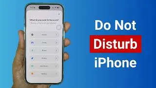 Thumbnail: How to Put Do Not Disturb in iPhone