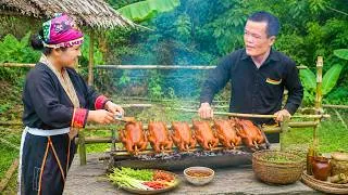 Thumbnail: Dwarf Family Hunts Wild Quail | Traditional Cooking and Crispy Quail Feast