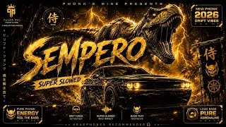 Thumbnail: 🎧 SEMPERO 💀 | Super Slowed | Heavy Bass Drift Phonk | 4K Visualizer #phonk #sempero #funk 