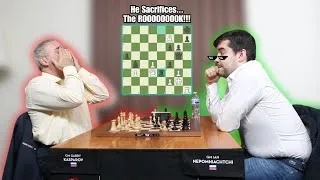 Thumbnail: Ian Nepomniachtchi's BRILLIANT Sacrifice vs. Garry Kasparov!