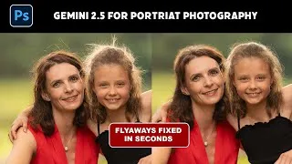 Thumbnail: This NEW Photoshop AI Fixes Flyaway Hairs in Seconds! (Nano Banana Tool Explained)