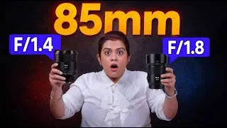 Thumbnail: 85mm F1.4 or F1.8 — Which One Is Better for Professional Photographers? REAL MODEL SHOOT