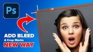 Thumbnail: How to Add Bleed & Crop Marks in Photoshop - NEW WAY!