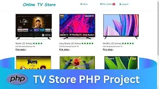 Thumbnail: TV Store Mini Project in PHP & MySQL | Simple Ecommerce Project with Source Code