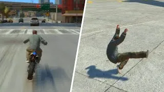 Thumbnail: GTA 4 - Motorcycle Ragdoll #38 (Euphoria Showcase)