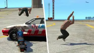 Thumbnail: GTA 4 - Motorcycle Ragdoll #37 (Euphoria Showcase)