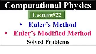 Thumbnail: Euler's Method || Euler's Modified Method || Computational Physics