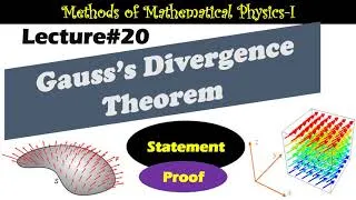 Thumbnail: Gauss's Divergence Theorem in Urdu/Hindi